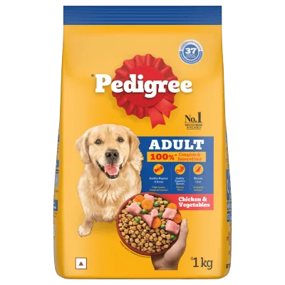 Pedigree Chicken & Vegetables Adult Dry Dog Food