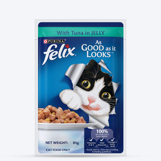 Purina Felix With Tuna In Jelly Adult Cat Wet Food - 85 g