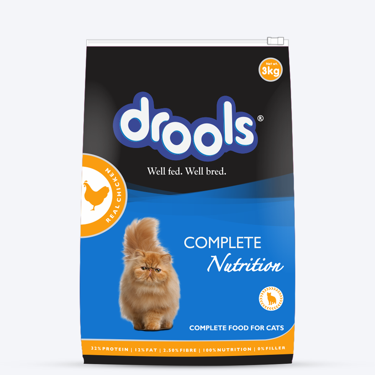 Drools Real Chicken Dry Food For Cat
