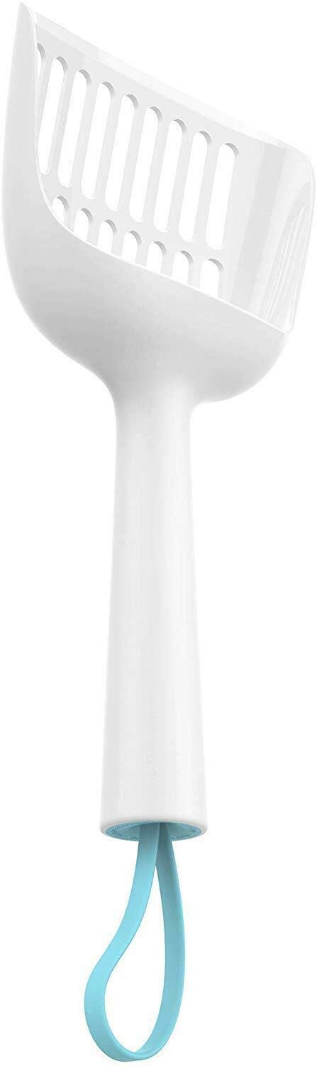 Cature Care by Nature Cat Litter Scoop, Sturdy and Easy to Clean Suitable for All Cat Litter Types White