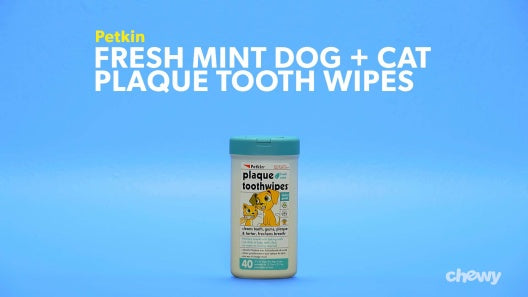 Petkin Toothwipes for Dog & Cat - 40 Wipes