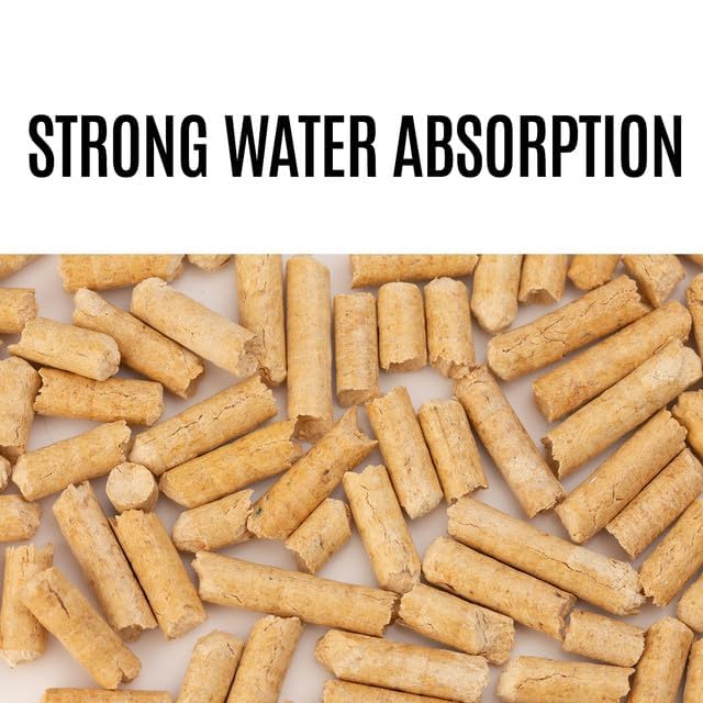 cature Care by Nature Pine Wood Cat Litter | Environmental Protection | Odor Elimination | Strong Water Absorption | Easy to Clean for Multiple Cats, 6L/3.6KG