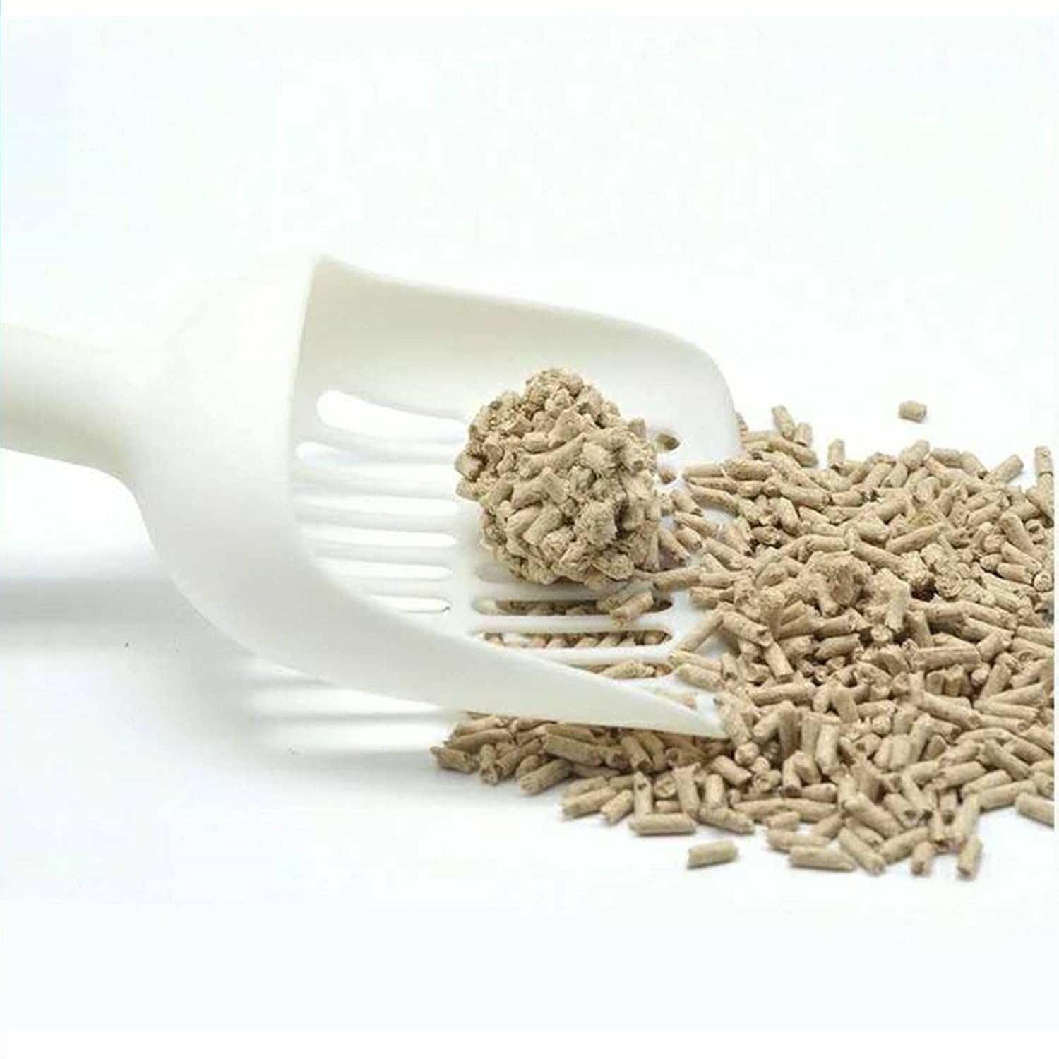 Cature Care by Nature Cat Litter Scoop, Sturdy and Easy to Clean Suitable for All Cat Litter Types White