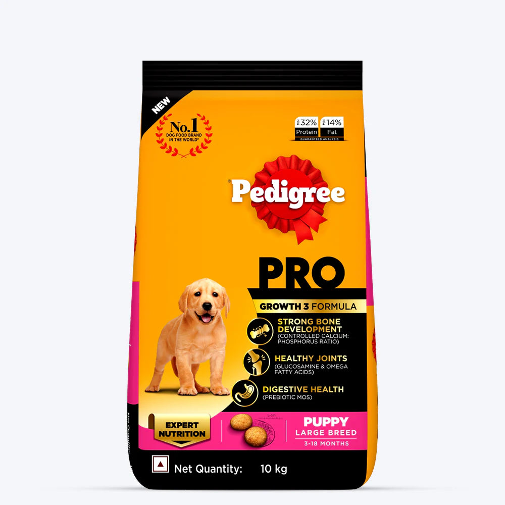 Pedigree PRO Expert Nutrition Dry Dog Food For Large Breed Puppy (3-18 Months)