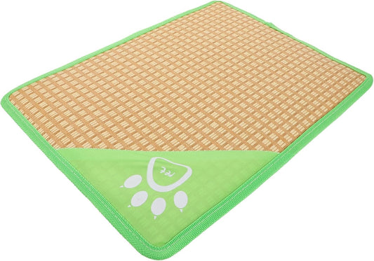 emily pets Pet Cooling Bed for Dogs & Cats, Soft Sponge Cushion Nest for Hot Weather, Indoor Summer Sleeping Mat, Lightweight, Washable & Breathable Cooling Pad for Small & Medium Pets (Medium)