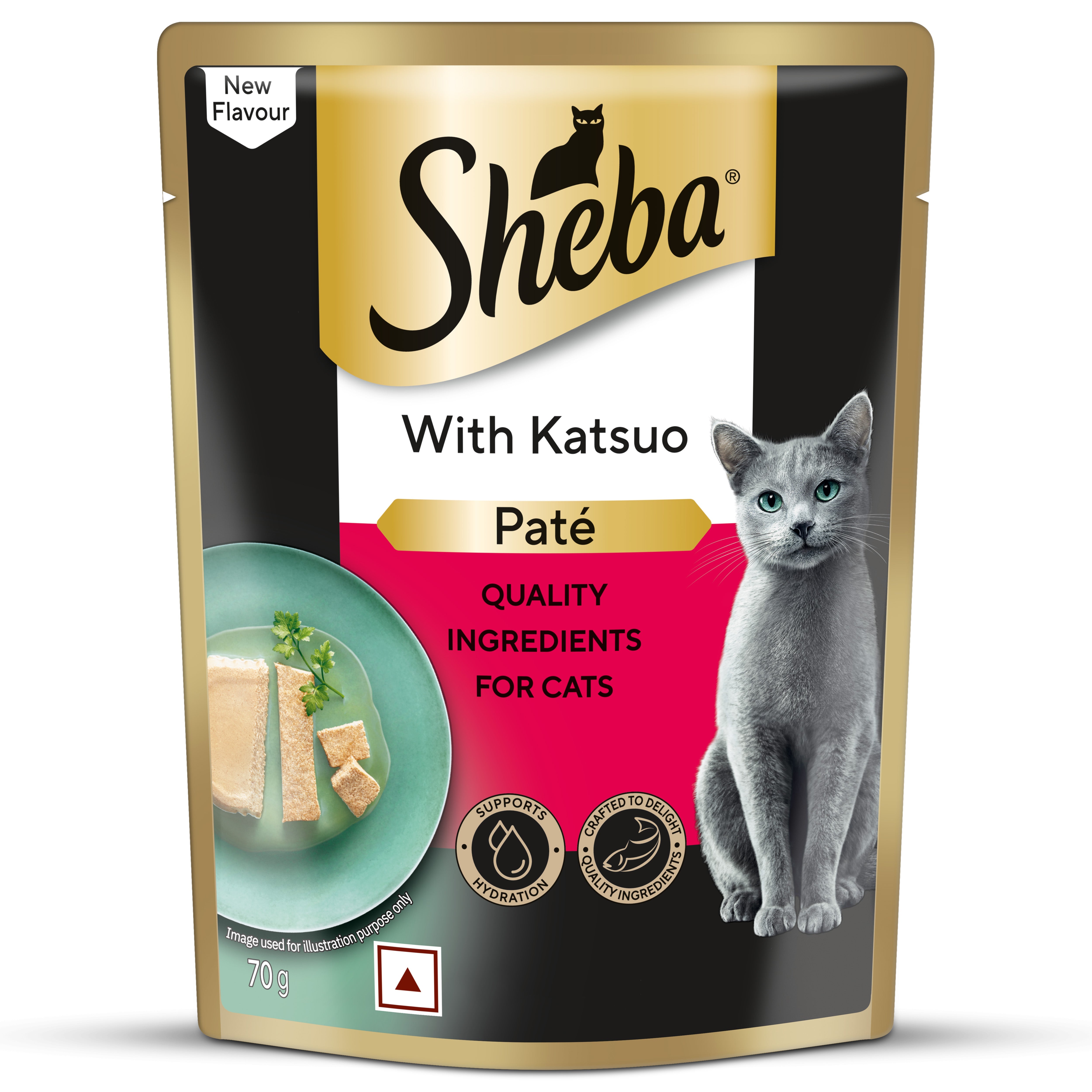 Sheba Katsuo Pate Wet Food For Adult Cat - 70 gm