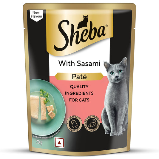 Sheba Sasami Pate Wet Food For Adult Cat - 70 gm