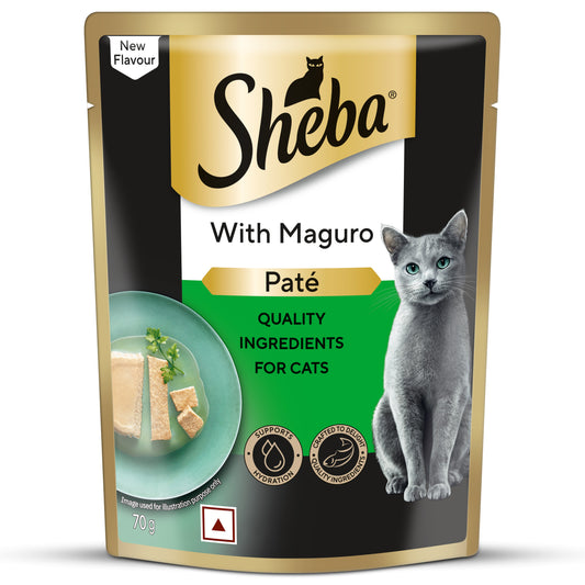 Sheba Maguro Pate Wet Food For Adult Cat - 70 gm