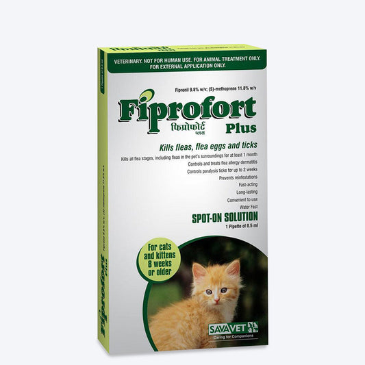 Fiprofort Plus Spot-on For Cats and Kittens (8 weeks or older) - 0.5 ml