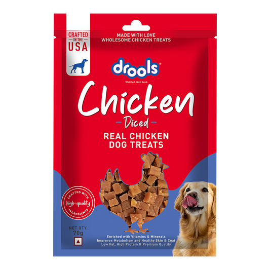 Drools Chicken Diced Dog Treats
