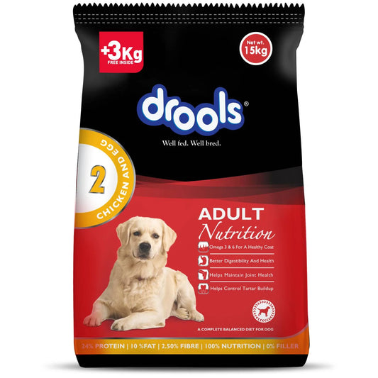 Drools Chicken and Egg Adult Dry Dog Food