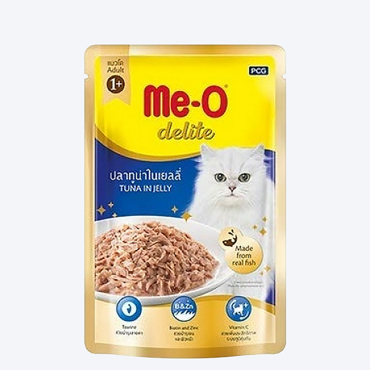 Me-O Delite Tuna in Jelly Wet Cat Food - 70 g packs