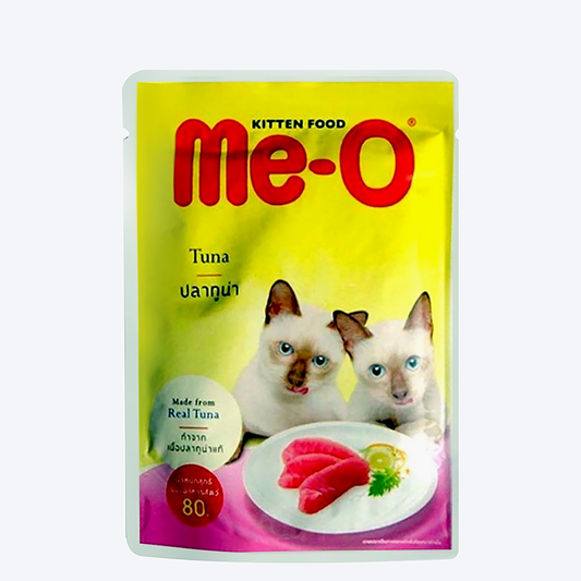 Me-O Tuna in Jelly Delite Pouch Wet Cat Food - 80 g packs