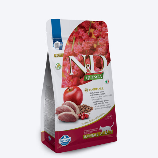 Farmina N&D Quinoa Hairball Dry Food For Adult Cat - 1.5 kg